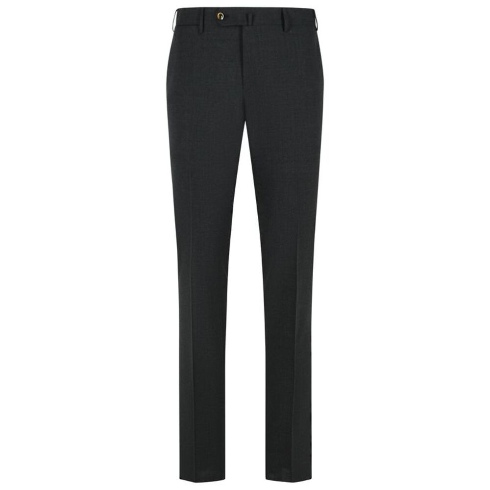 Pt01 'Slim' Grey Stretch Virgin Wool Pants Men